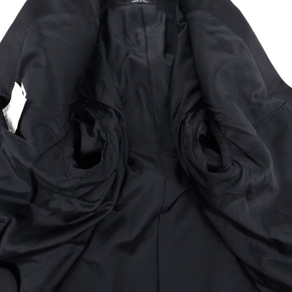 ARMANI COLLEZIONI Tuxedo Jacket Pleated Pants Formal Suit Set Black Old Money - Picture 8 of 16